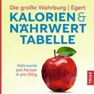 Bild von Die große Wahrburg/Egert Kalorien-&-Nährwerttabelle von Wahrburg, Ursel 