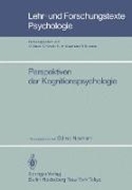 Bild von Perspektiven der Kognitionspsychologie von Neumann, Odmar (Hrsg.)
